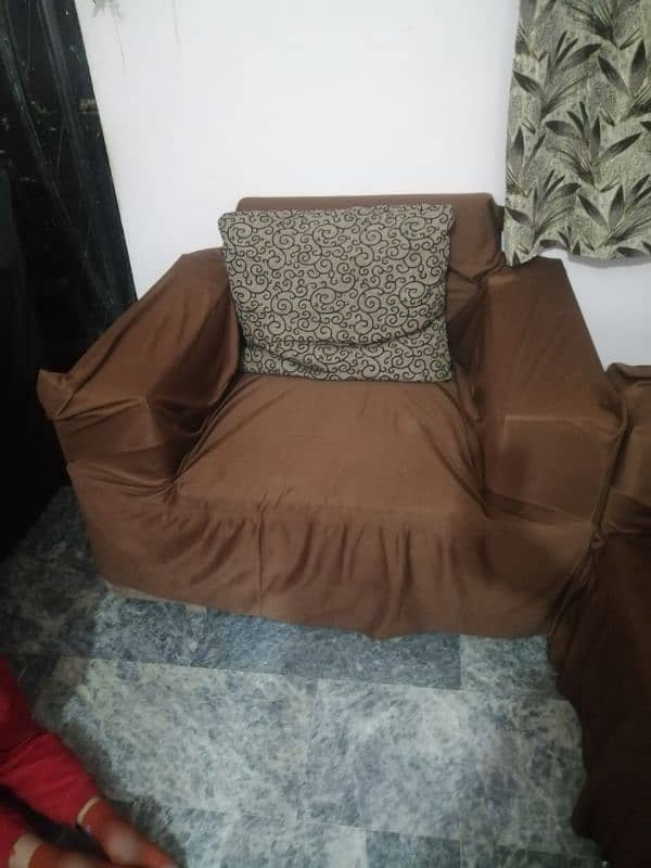 six seater sofa set for sale good condition 1