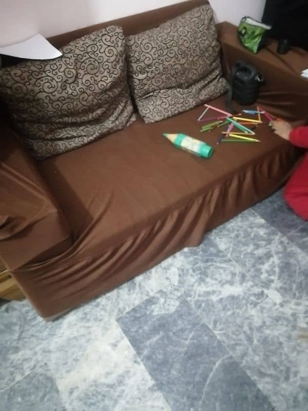 six seater sofa set for sale good condition 2