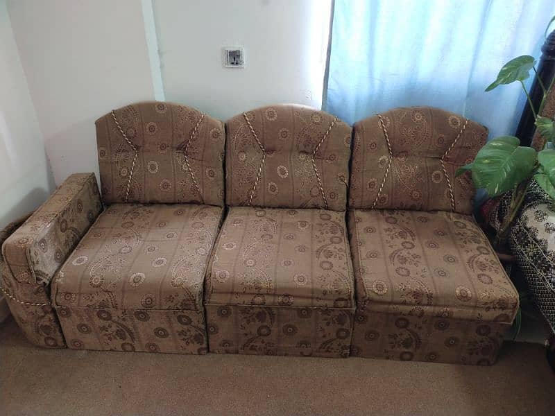 Urgent sale, 3 Single seater sofas with mini side table 1