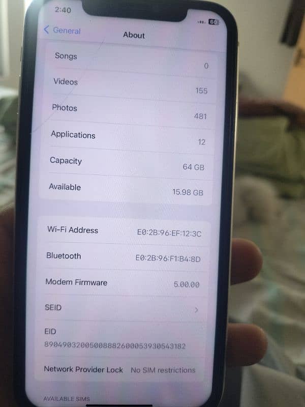 Iphone 11 64gb 8