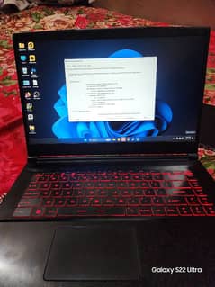 MSI Gaming Laptop Core i5 11Gen 16GB Ram 512GB SSD Nvidia RTX 3050