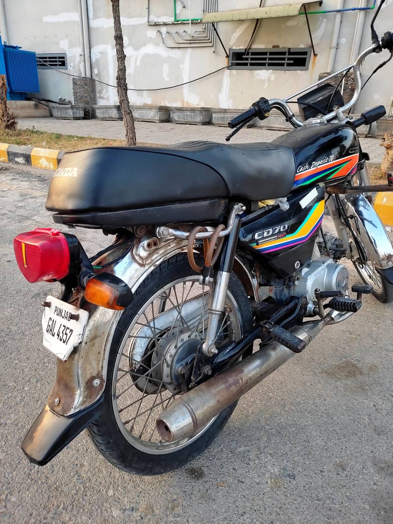 Honda CD 70 (2007) – Punjab Registered, Genuine Condition 5