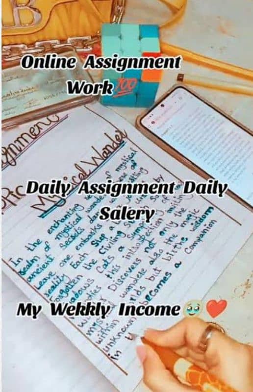 Handwriting Assignment Content Writing And Typing Work 0