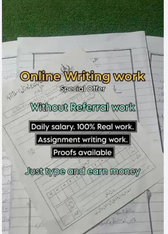 Handwriting Assignment Content Writing And Typing Work 1