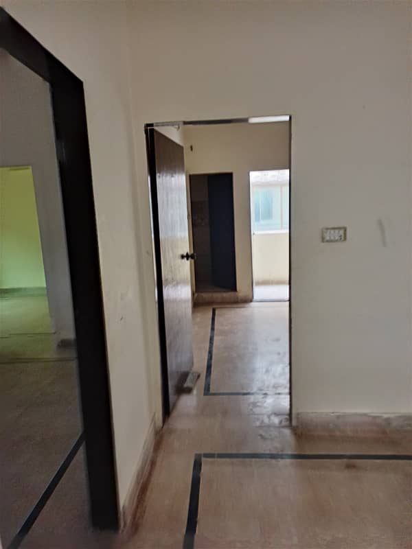 3 room floor in p&t for rent load shedding free korangi Karachi 3