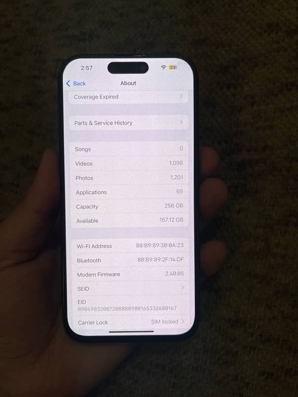 iphone 15 pro 256gb jv exchange possible 5