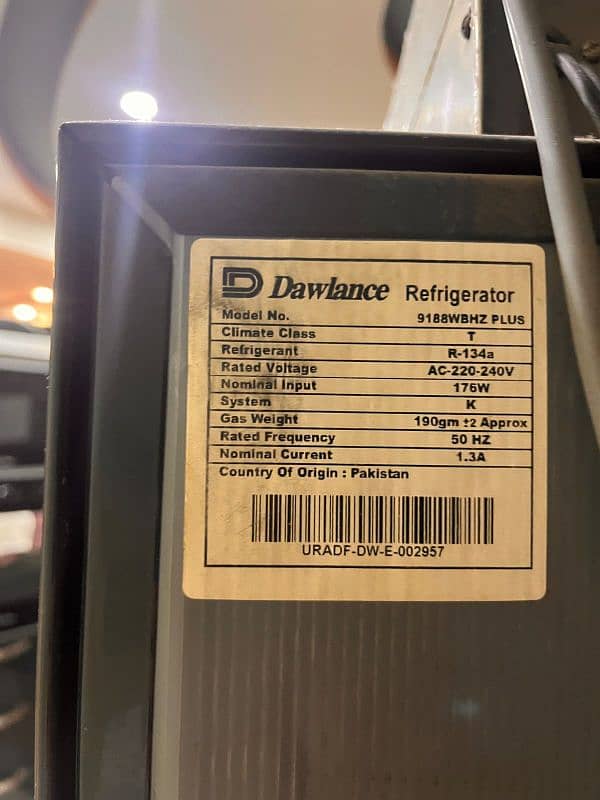 Dawlance refrigerator 3