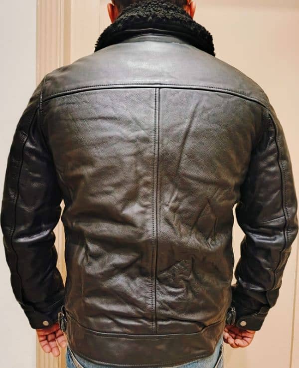 American brand cow leather jacket 1