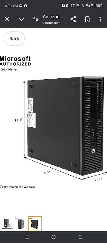 Hp Prodesk 400 i5 4th gen 0