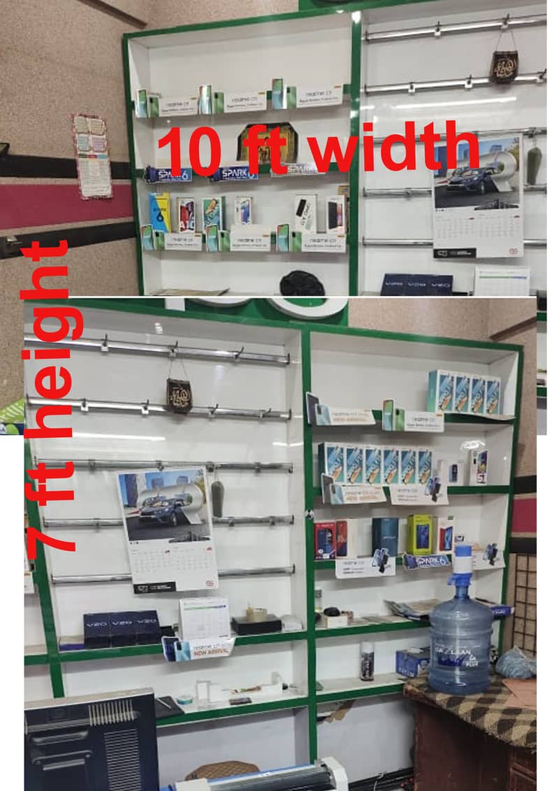 Mobile Shop Racks and Counter For Sale in Good Condition 0