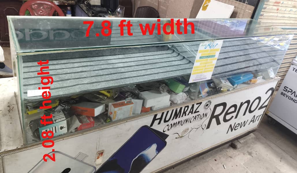 Mobile Shop Racks and Counter For Sale in Good Condition 4