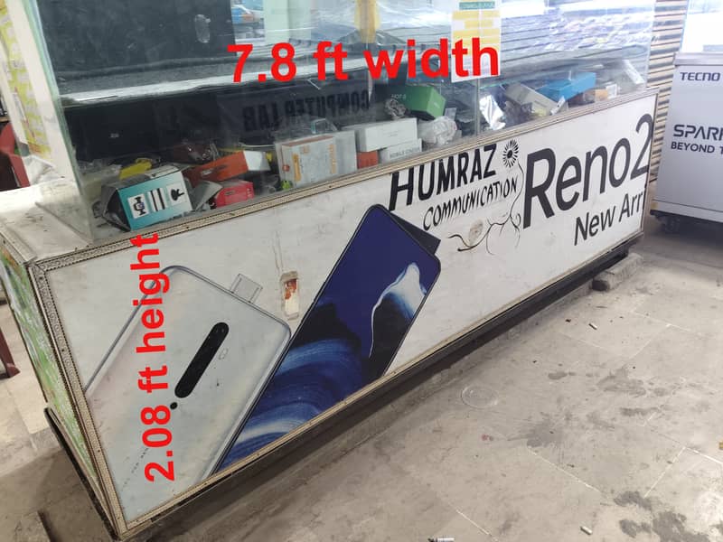 Mobile Shop Racks and Counter For Sale in Good Condition 5