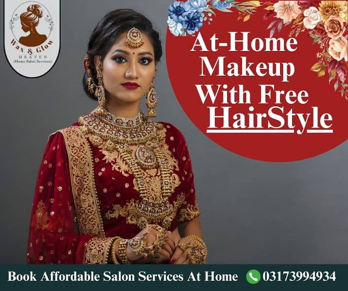 Book your Beauty services at your Home! 2