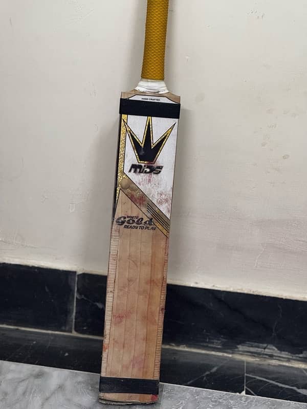 mids White gold English willow Cricket bat cane handle 2