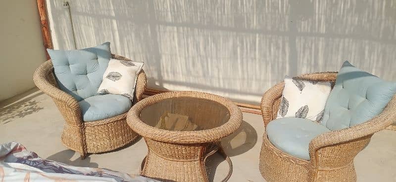 Cane sofa set for Out door 6