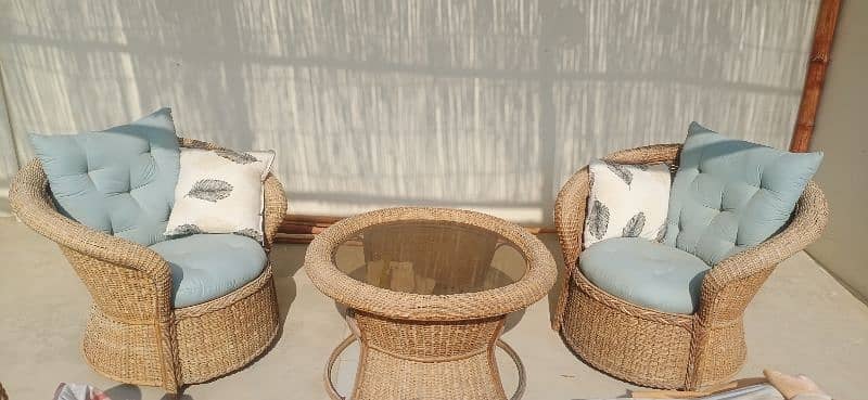 Cane sofa set for Out door 11