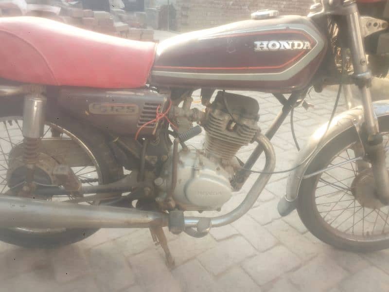 Honda 125 1985 no documents 4