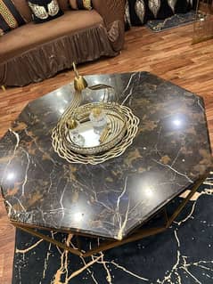 marble table top centre table