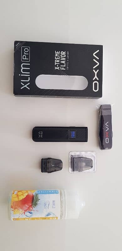 OXVA Xlim Pro Carbon Black Almost New Vape for Sale 0