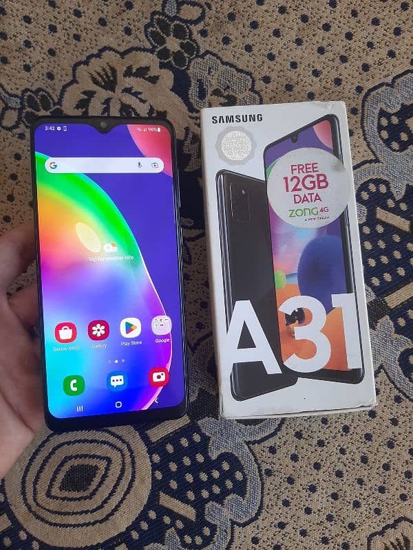 Samsung A31 4Gb 128Gb Full Box indisplay Fingerprint 0