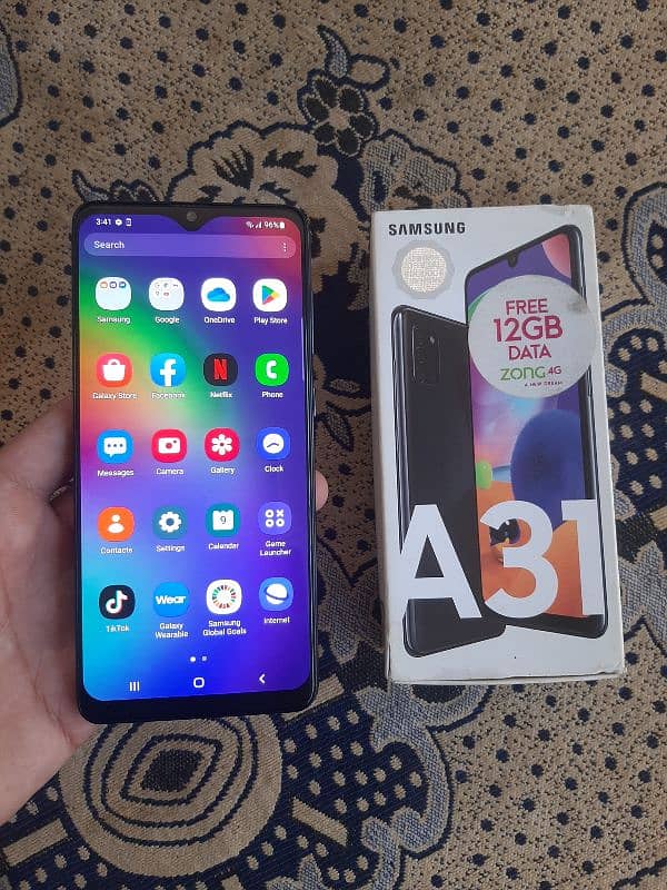 Samsung A31 4Gb 128Gb Full Box indisplay Fingerprint 1