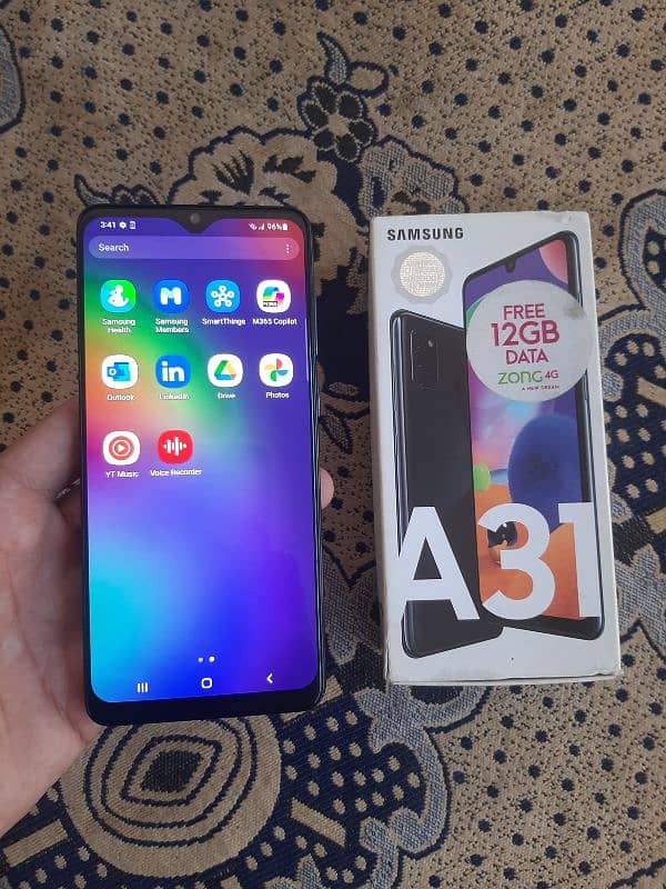 Samsung A31 4Gb 128Gb Full Box indisplay Fingerprint 6