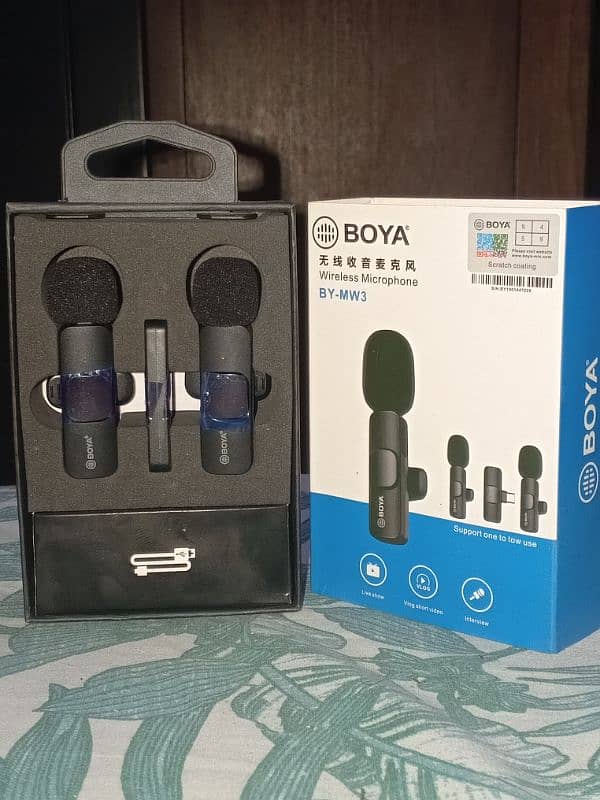 BOYA WIRELESS MICROPHONE BY-MW3 1