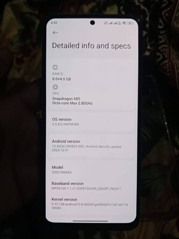 Redmi Not 12 urgent for sale 8