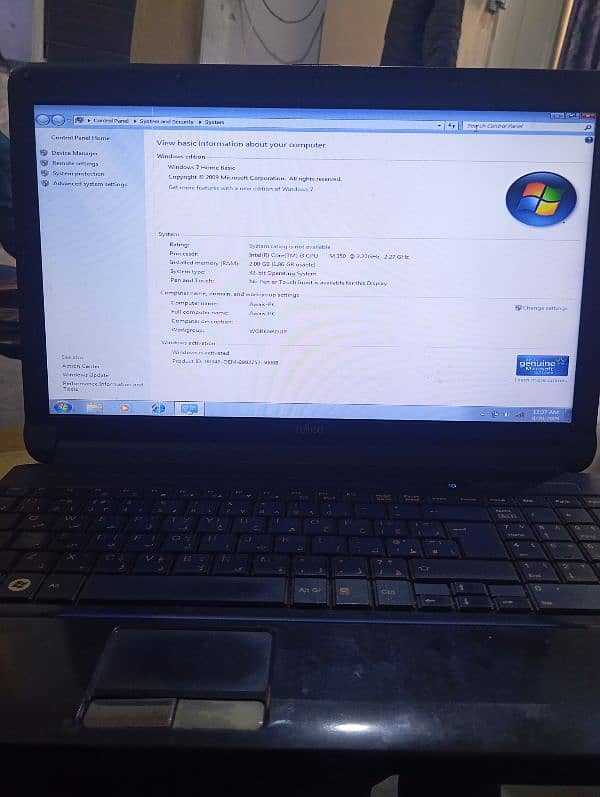 Fujitsu Laptop 2/160 Good Condition Urgent sale 0