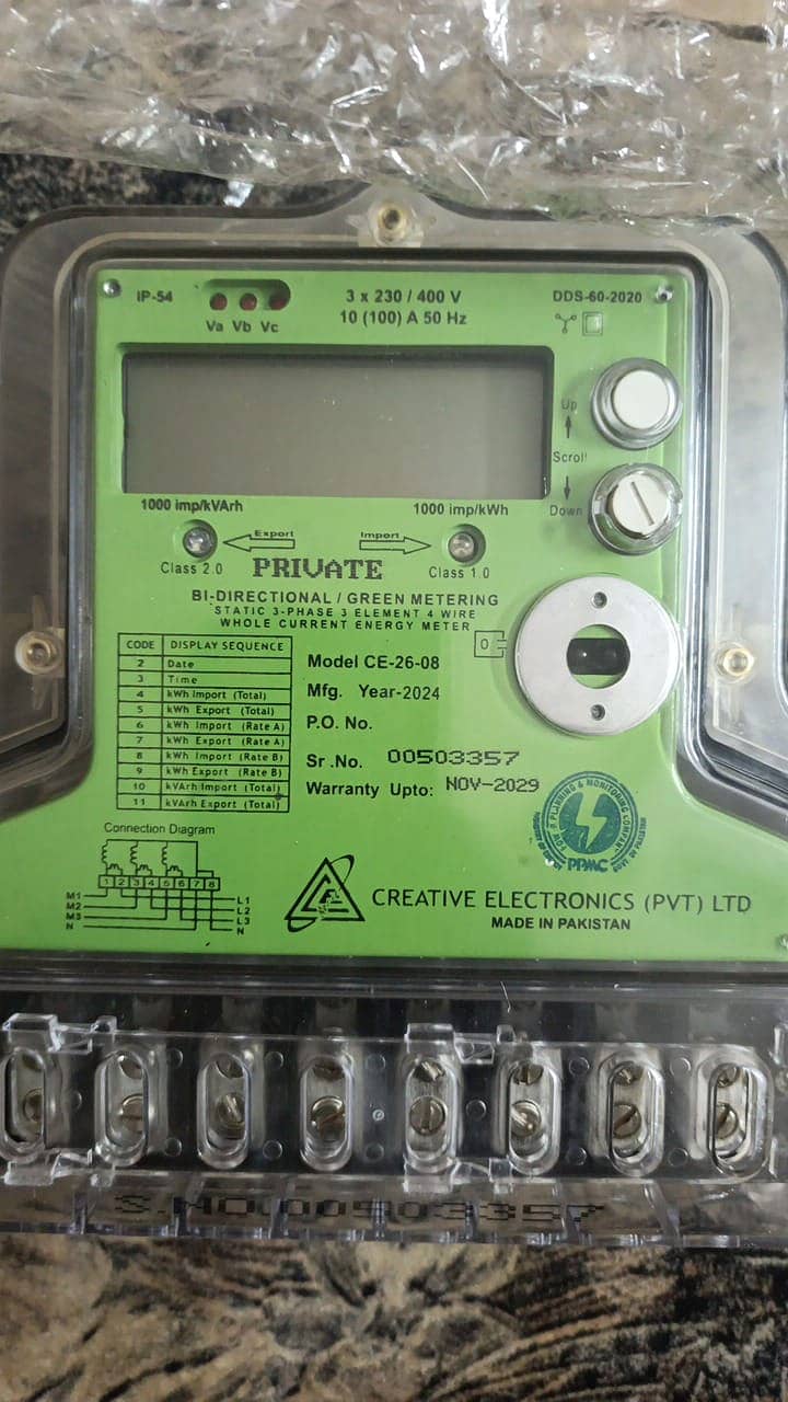 Green meter net Metering files 3