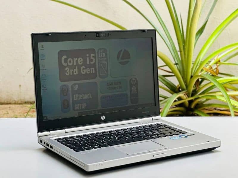 HP EliteBook Core i5 3rd Generation (Hard 500GB + Ram 8GB) 14 Display 2