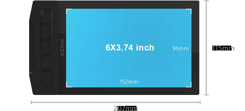 XENX X1-640 Graphic Tablet 1