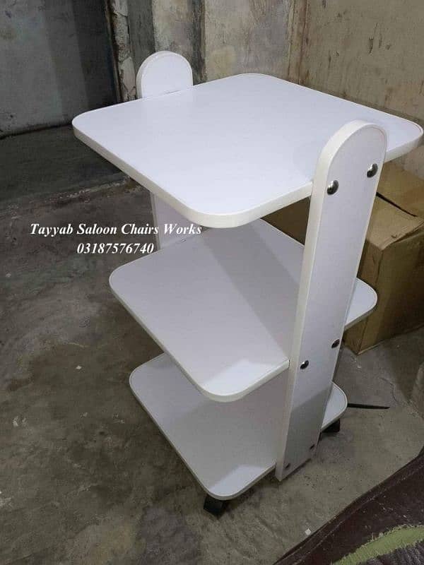 Trolley/Salon Chair/Facial Bed/Shampoo Unit/Pedicure/Manicure/Saloon 15