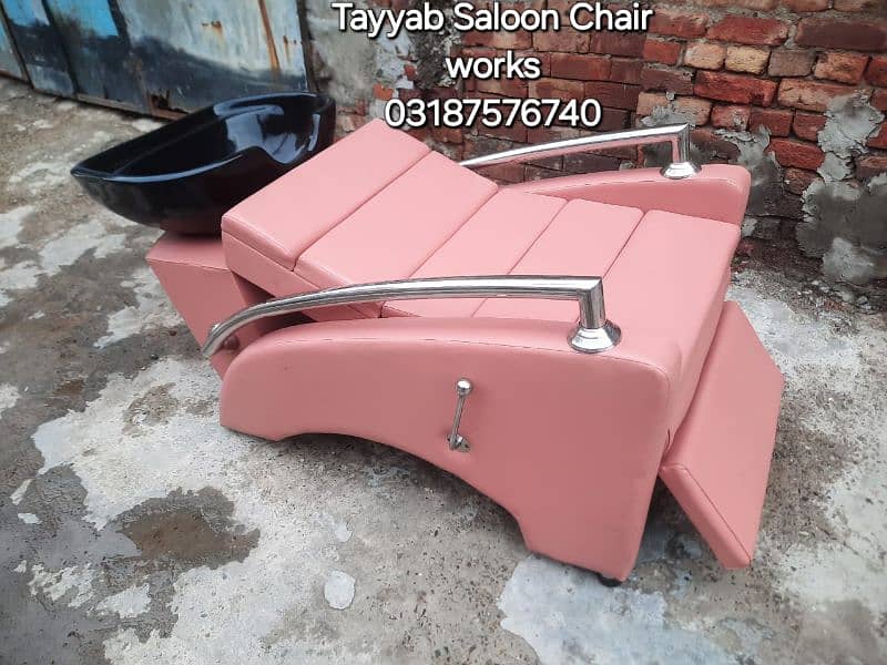 Hair WashUnit/Salon Chair/ParlourChair/Pedicure/Facial Bed/Trolley 4