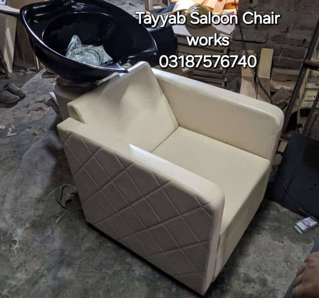 Hair WashUnit/Salon Chair/ParlourChair/Pedicure/Facial Bed/Trolley 16