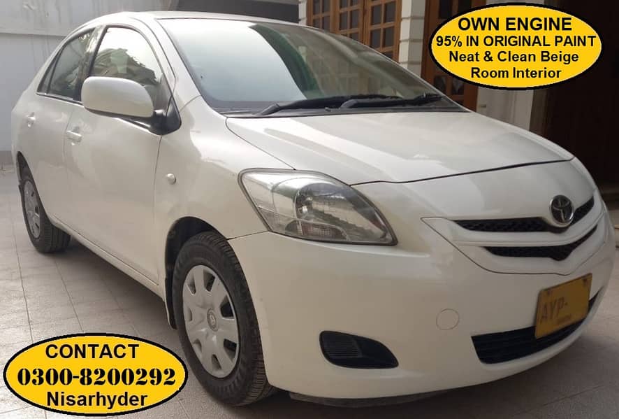 All Original Toyota BELTA 2007/2013 Perfect Own Engine. Excellent Car! 0