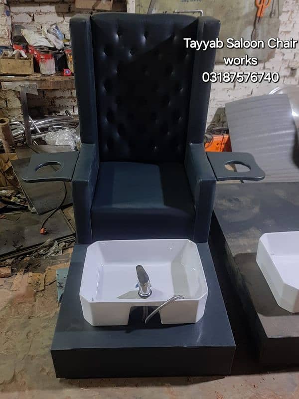 Pedicure/Manicure/Parlour Chair/Salon Chair/Hair Wash Unit/Facial Bed 3