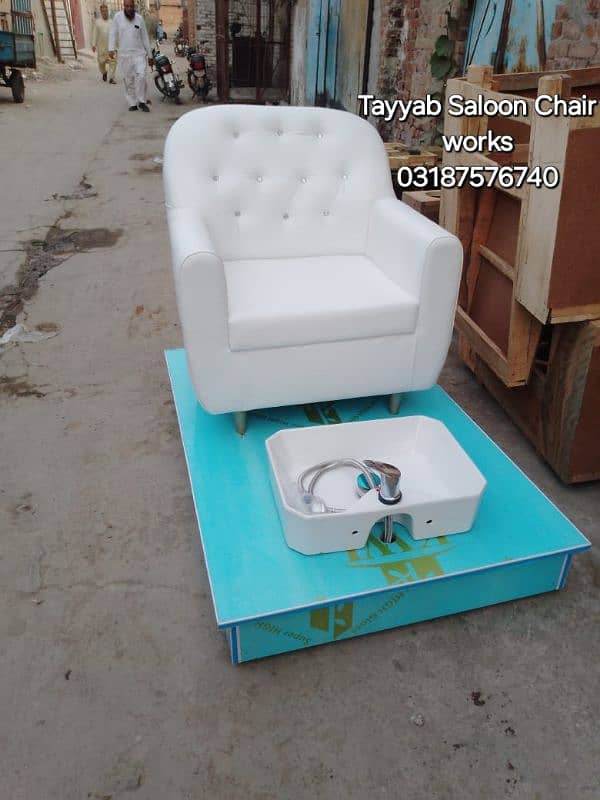 Pedicure/Manicure/Parlour Chair/Salon Chair/Hair Wash Unit/Facial Bed 9