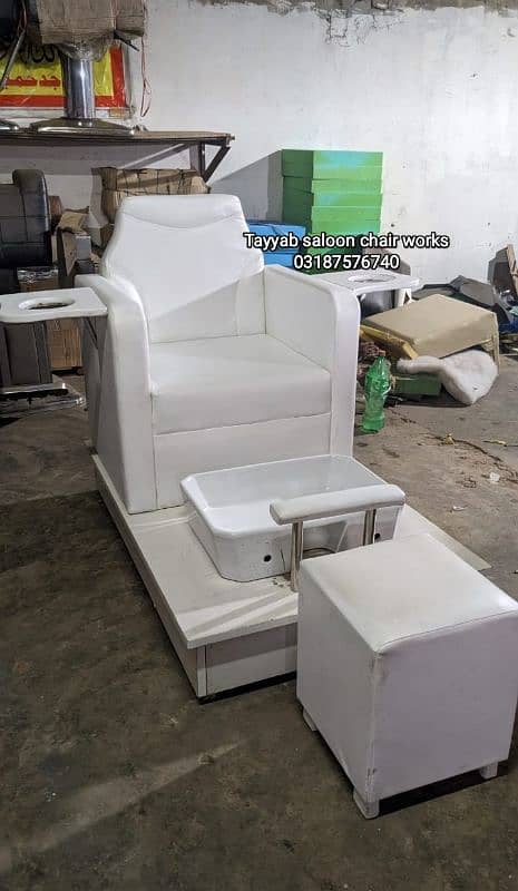 Pedicure/Manicure/Parlour Chair/Salon Chair/Hair Wash Unit/Facial Bed 11