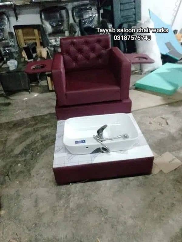 Pedicure/Manicure/Parlour Chair/Salon Chair/Hair Wash Unit/Facial Bed 14