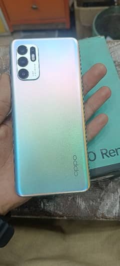 Oppo Reno 6 With Box & Charger All ok Cntct nmbr 03354211004