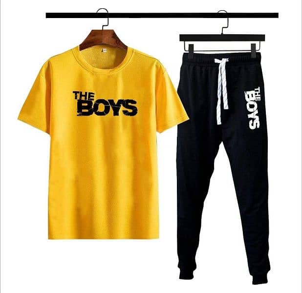 Mens cotton jersey printed tracksuit (home delivery) 0