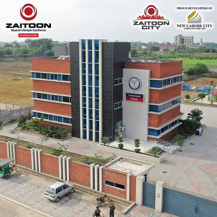 10 MARLA ON GROUND CORNER 60 FEET ROAD PLOT ON CARPETED ROAD WITH ALL DUES PAID & PRIME LOCATION VERY NEAR BY CORNERSTONE SCHOOL FOR SALE IN NEW LAHORE CITY PHASE 2 0