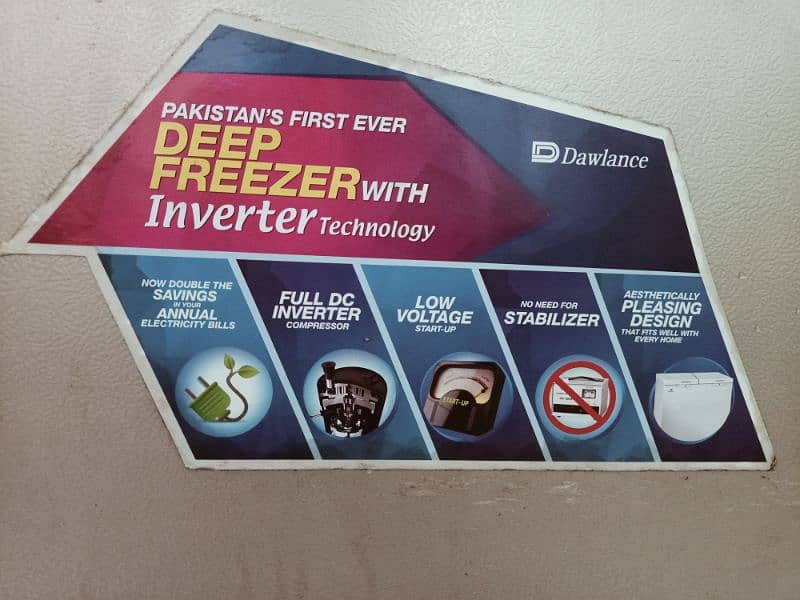 Dawlance Inverter Refrigerator & Frizer in warranty 8