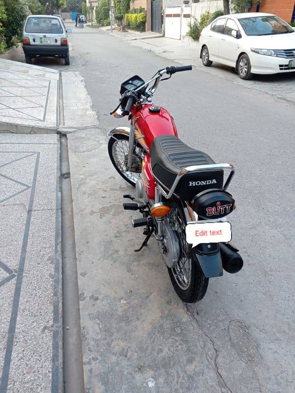 HONDA 125 OCTOBER 2021 MODEL IN EXCELLENT CONDITION FOR SALE 7