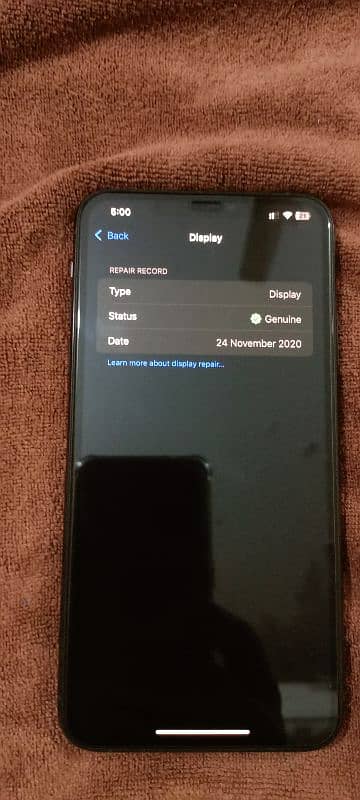 Iphone 11 pro max PTA approved 256 gb physical dual 6