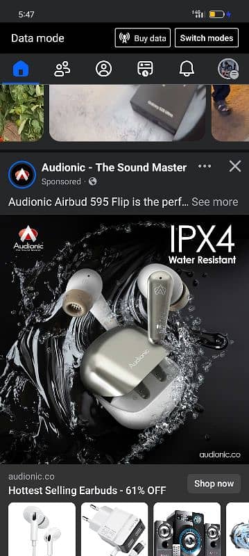 audionic airbuds 595 flip 0