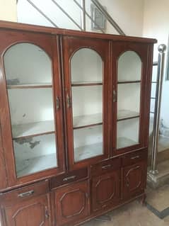 Utensil cupboard showcase and one dressing table