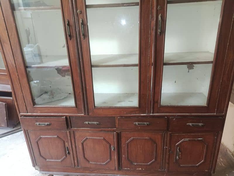 Utensil cupboard showcase and one dressing table 3