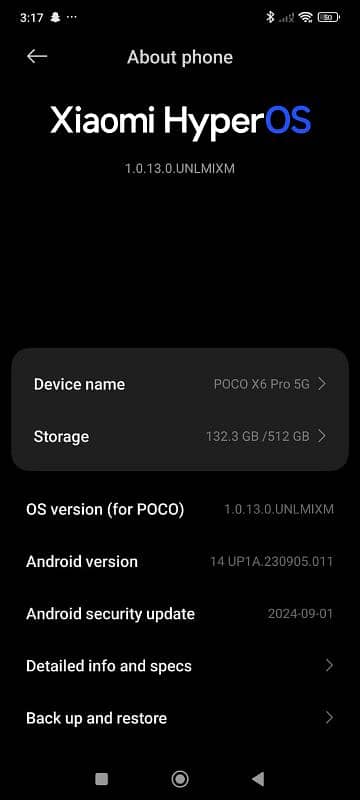 poco x6 pro 5g 12+12ram 512gb 4